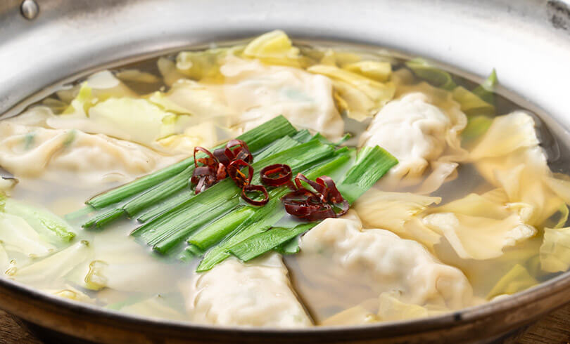 野菜たくさんスープ餃子